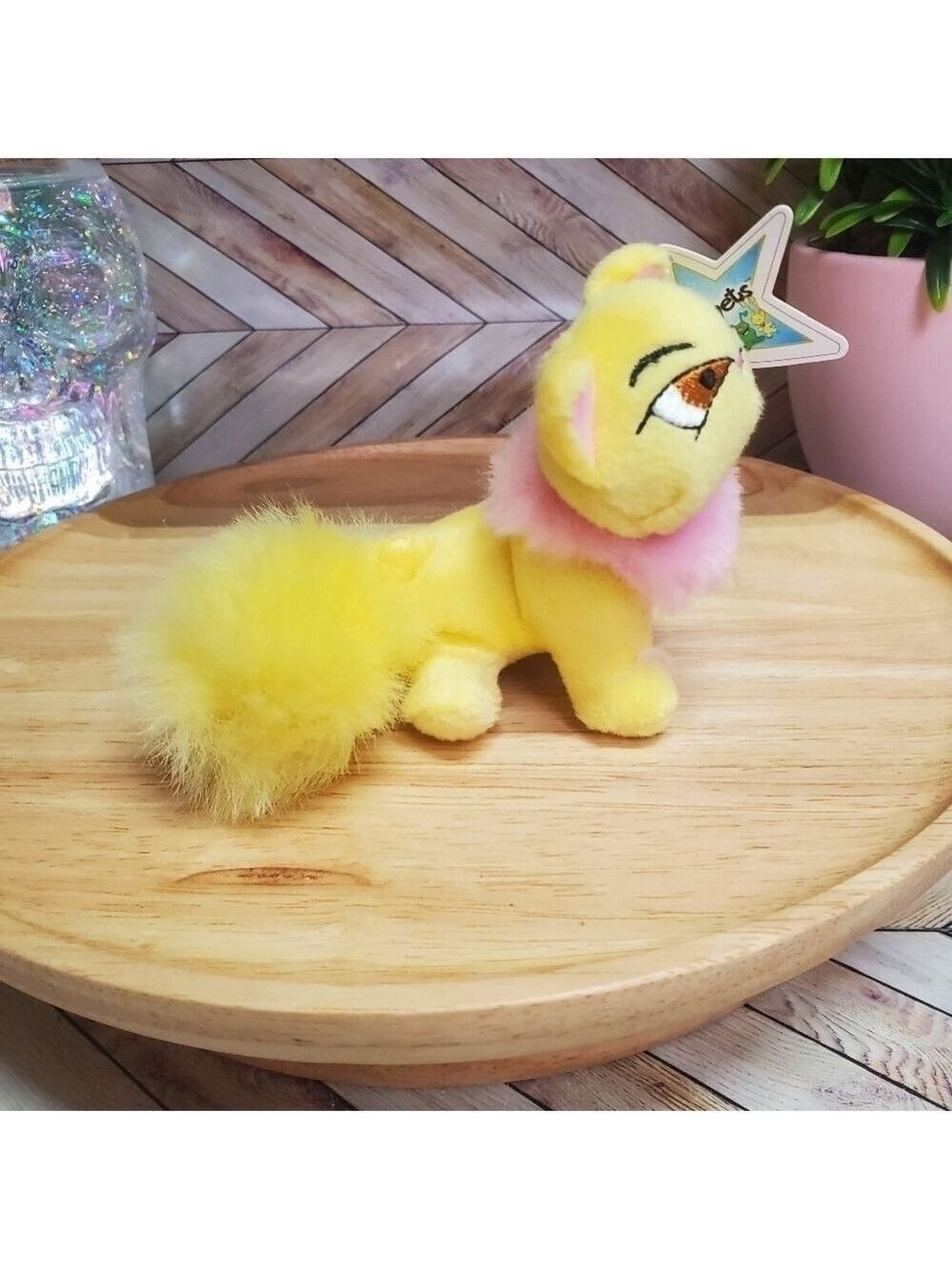 McDonalds Neopets Yellow Wocky Cat Mini Plush Happy Meal Toy 2004 - Picture 5 of 8